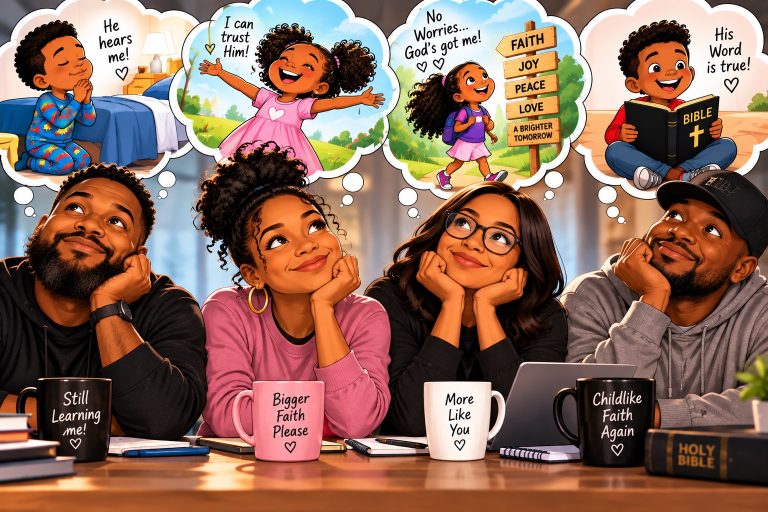 Adults imagining child-like christian faith